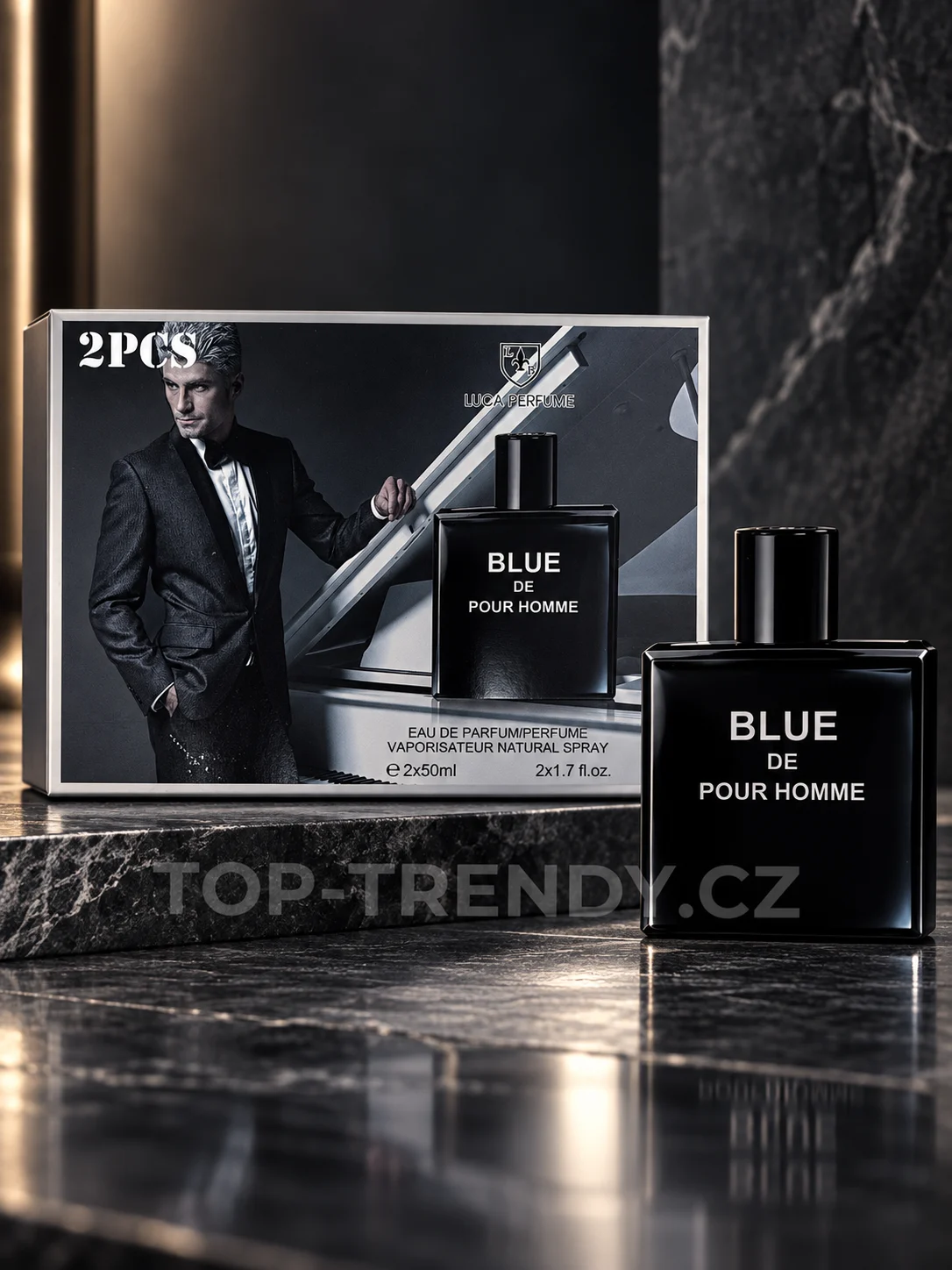 BLUE DE POUR HOMME GIFT SET – INSPIRED BY CHANEL BLEU DE CHANEL 2×50 ML